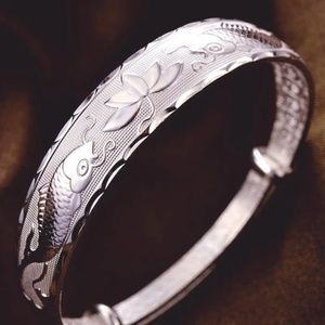 925 STERLING ADJUSTABLE LUCKY KOI FISHES BRACELET